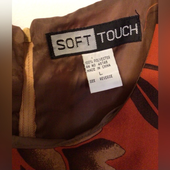 Soft Touch vintage sleeveless maxi dress size large - Picture 6 of 8